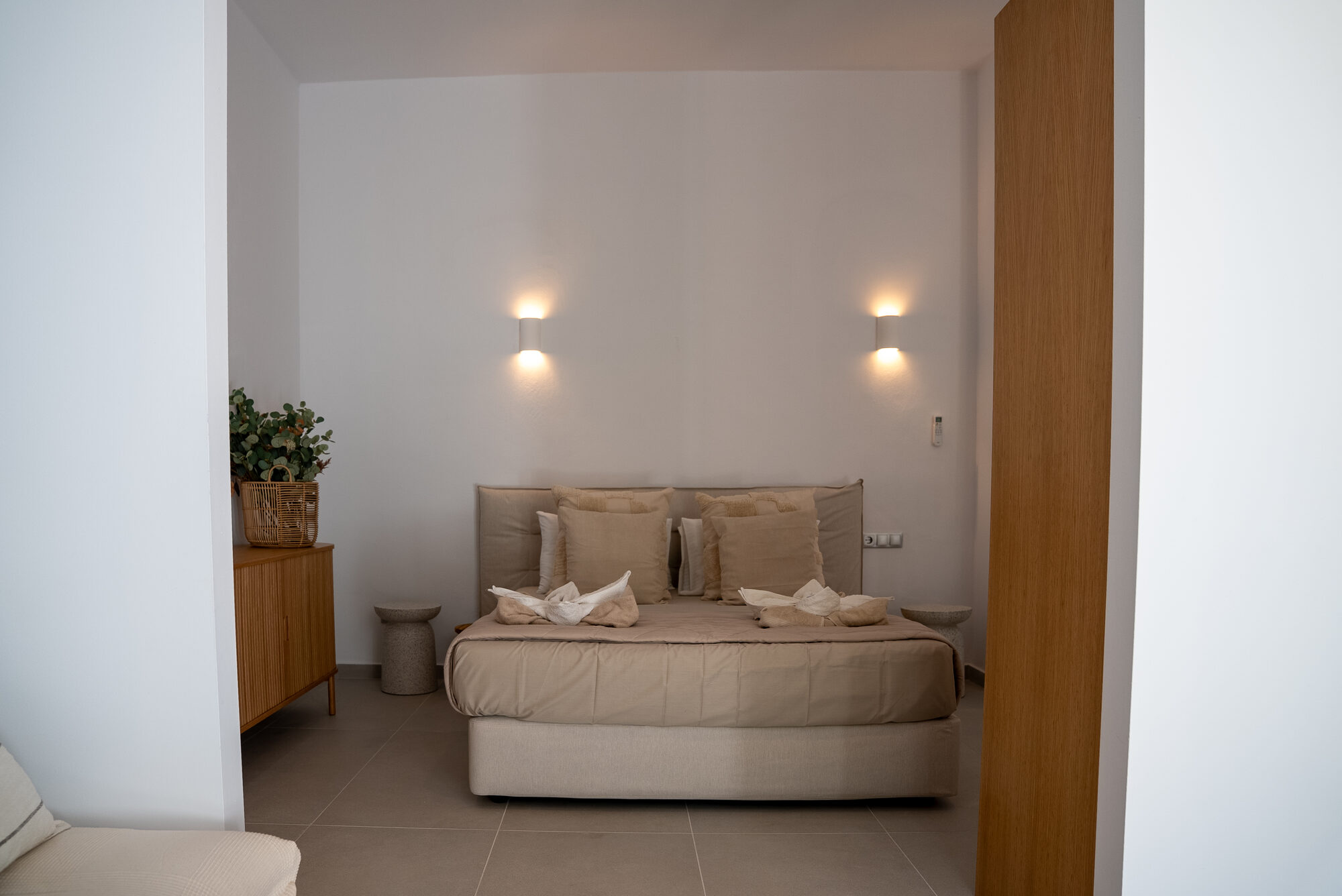 Bedroom, soft morning light